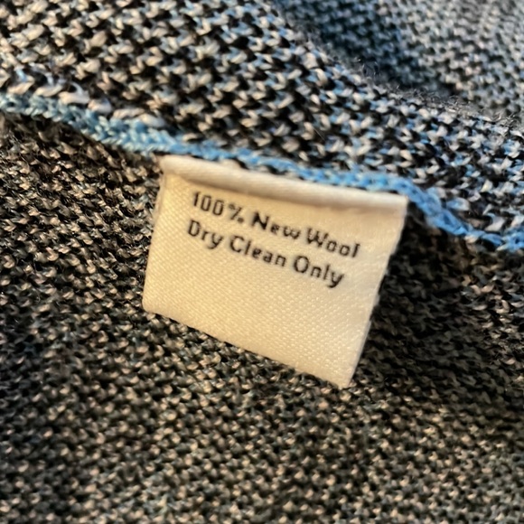 Neve Design 100% Wool Nordic Zip Cardigan Sweater Size XL - Picture 5 of 6